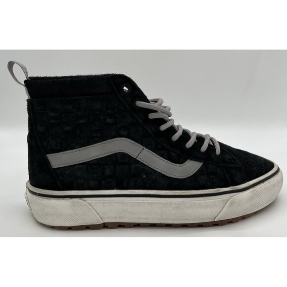 VANS U SK8-HI MTE-1 Primaloft Sneakers Tonal Check Black - Men’s 6 / Women’s 7.5 - Picture 5 of 12